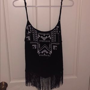 Kendall and Kylie Fringe Tank Top